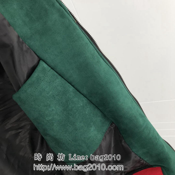 GUCCI古馳 18ss秋冬新款 升級版加棉 中國龍刺繡 雙G小logo 外套 情侶款 ydi1945